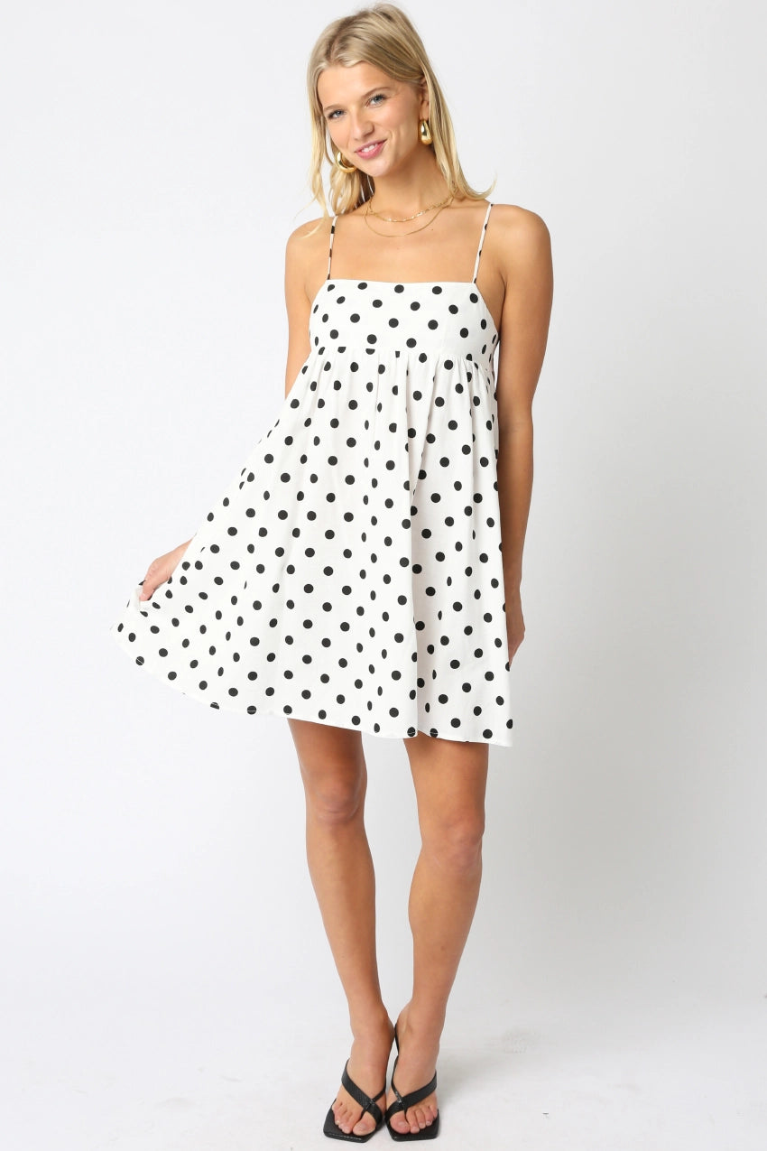 Hannah Polka Dot Mini Dress