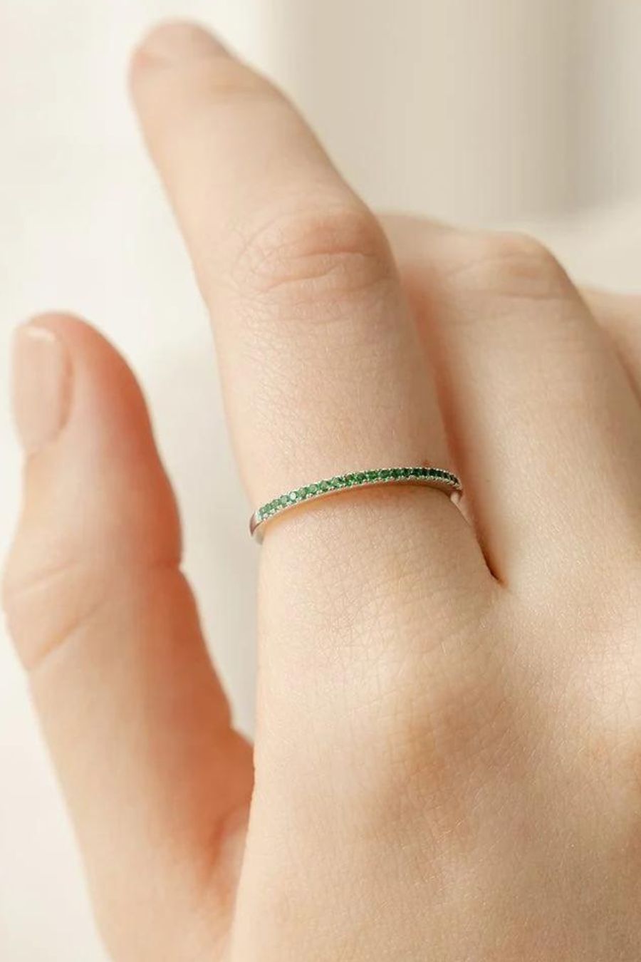 Made by Mary May Birthstone Stacking Ring