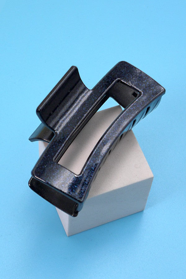 Pearlized Rectangle Hair Claw Clips