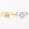 Oval Crystal-Encrusted Cuff Watch