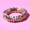 Delta Phi Epsilon Miley Sorority Bracelet Stack