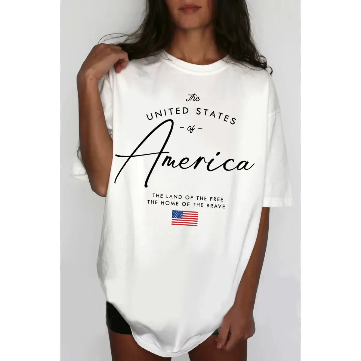 America Oversized Mineral Graphic Tee
