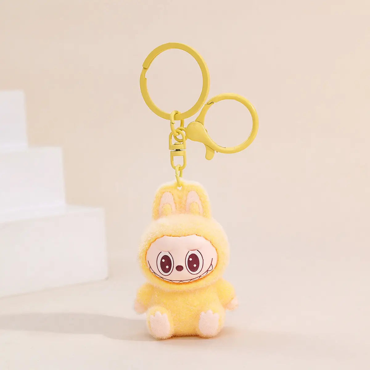 Labubu Flocking Keychain