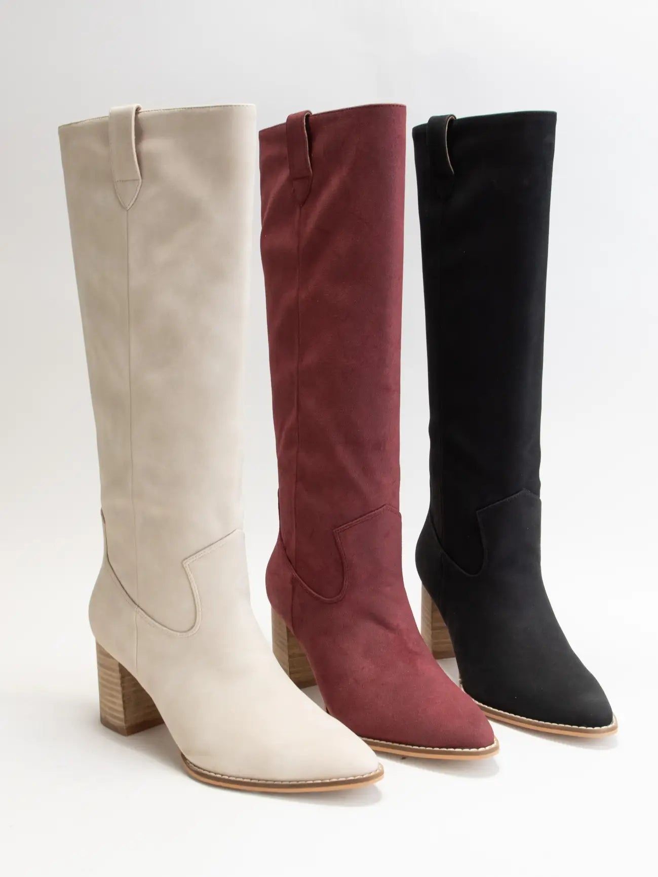 Ariana Mid Knee Length Cowboy Boot