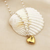 18K Stainless Steel Tarnish Free Heart Necklace