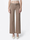 Low Rise Belted Wide Leg Jeans