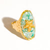 Keshet 18K Gold Non-Tarnish Starfish Ring