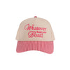 Whatever Floats Your Boat Embroidered Trucker Hat