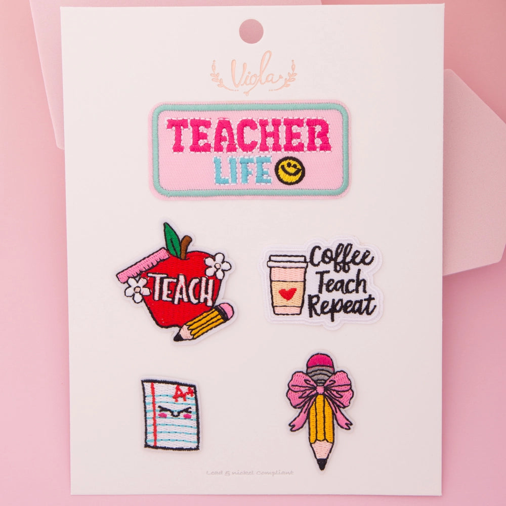 School Life Theme Patch Set