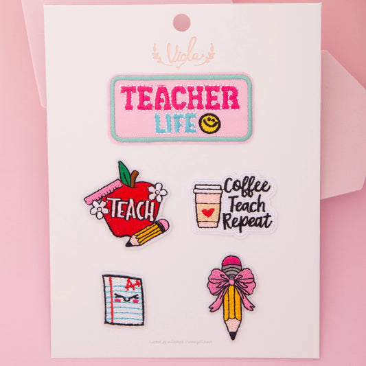 School Life Theme Patch Set