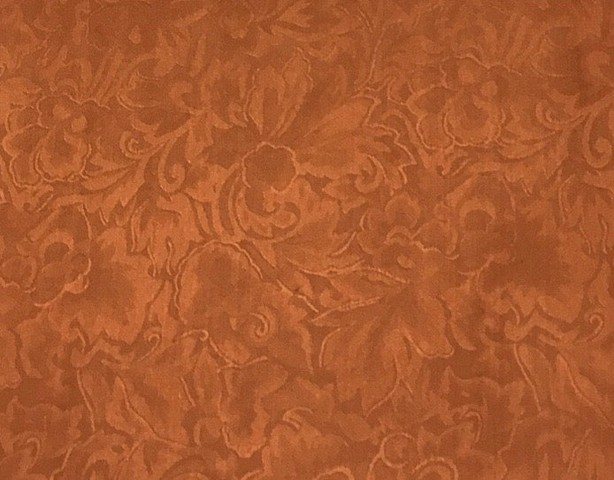 Copper Jacquard Silk Scarf