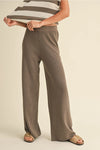 Straight Leg Knitted Pants