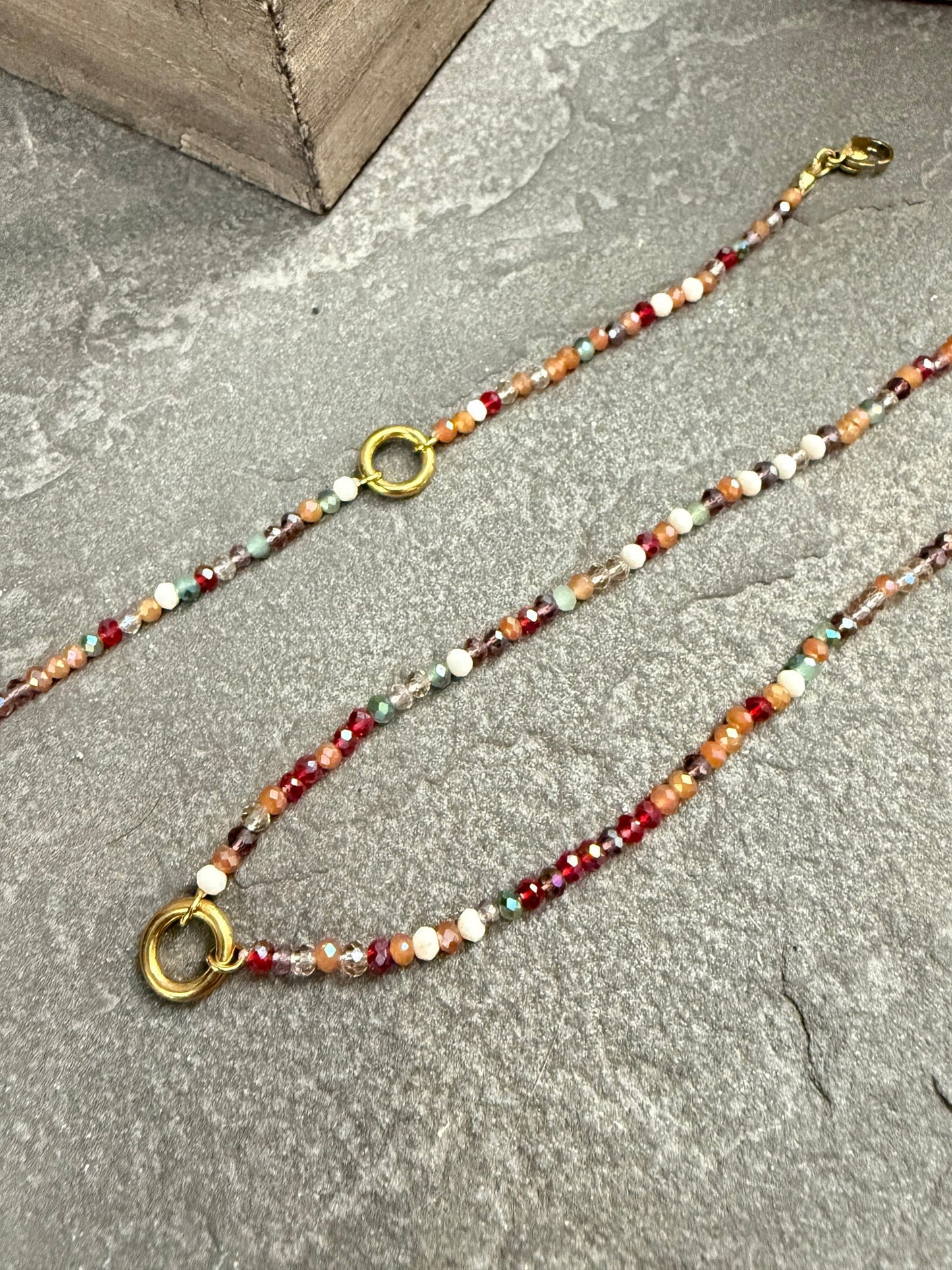 Terracotta baha babe necklace