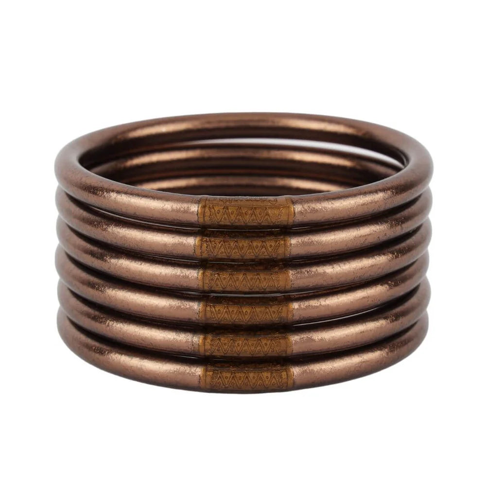 Meteorite Bangles (Serenity Prayer) - Set of 6