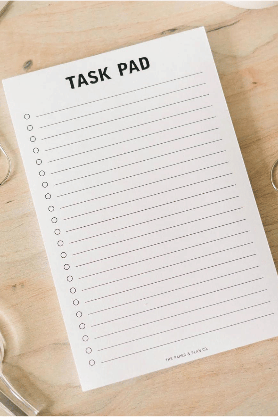 Paper + Plan Co. Task Pad