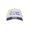 No Crying On the Boat Embroidered Trucker Hat