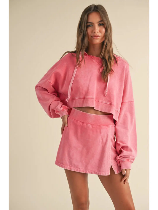 Mineral Wash Pullover Hoodie