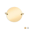 18K Gold Stainless Steel Engravable Dog Tag