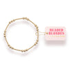 ILY Fluted Bracelet in Gold