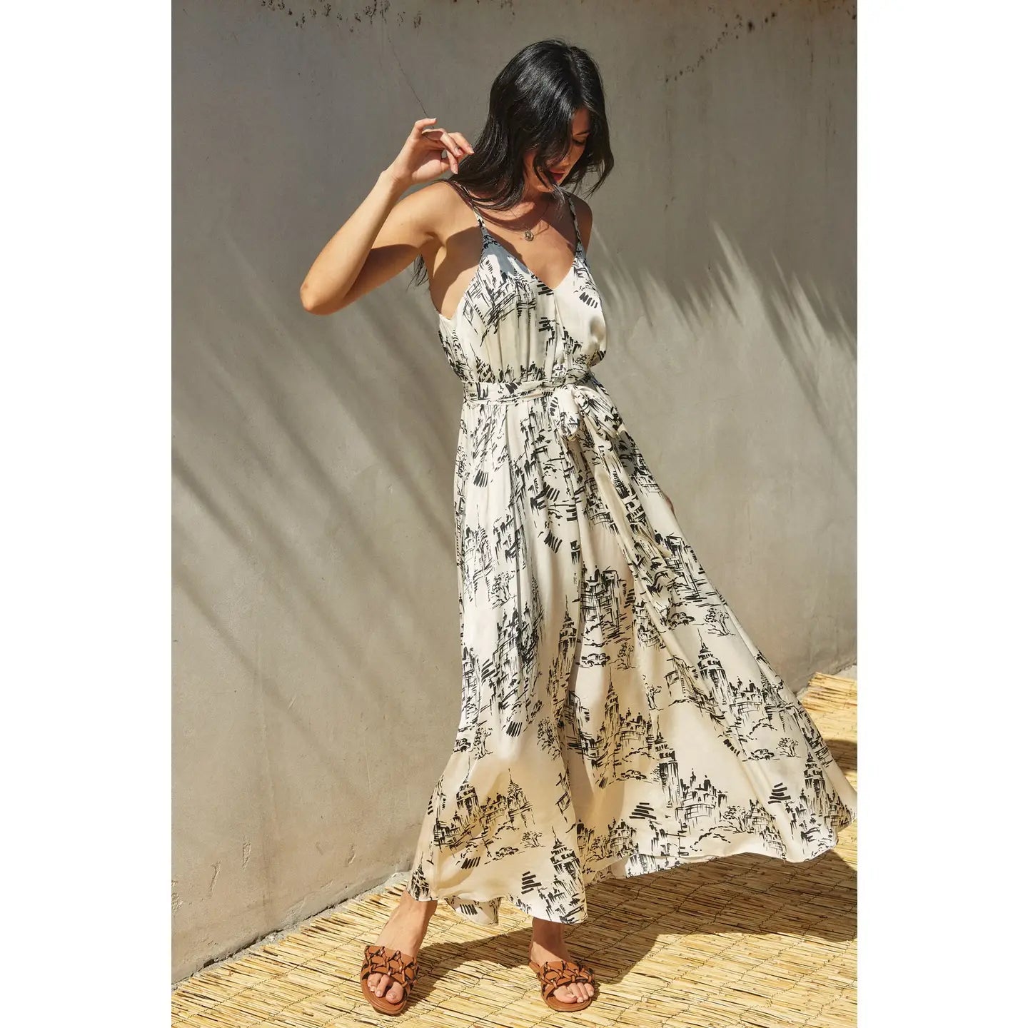 On A Cloud Extra Flared Maxi Dress