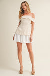 Off Shoulder Twofer Dress