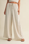 Drawstring Waist Stripe Pants