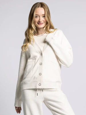 Serenity Fleece Relaxed Cardigan