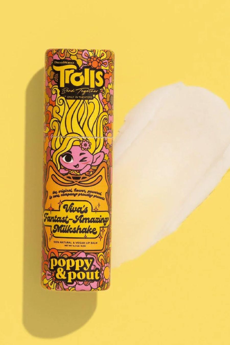 Trolls Band Together, Vegan Lip Balm, Viva's Fantast-Amazing