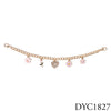Spring Summer Flowers Charm Trucker Hat Chain (heart)