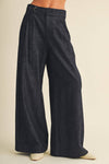 High-Waist Voluminous Wide-Leg Trousers