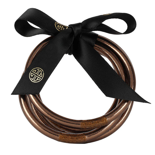 Meteorite Bangles (Serenity Prayer) - Set of 6