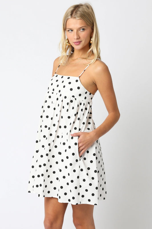 Hannah Polka Dot Mini Dress