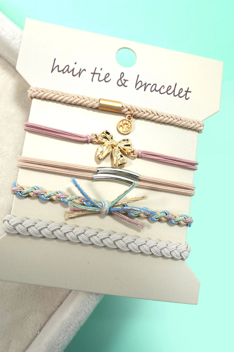 Boho Dual Function Knot Bracelet Hair Ties