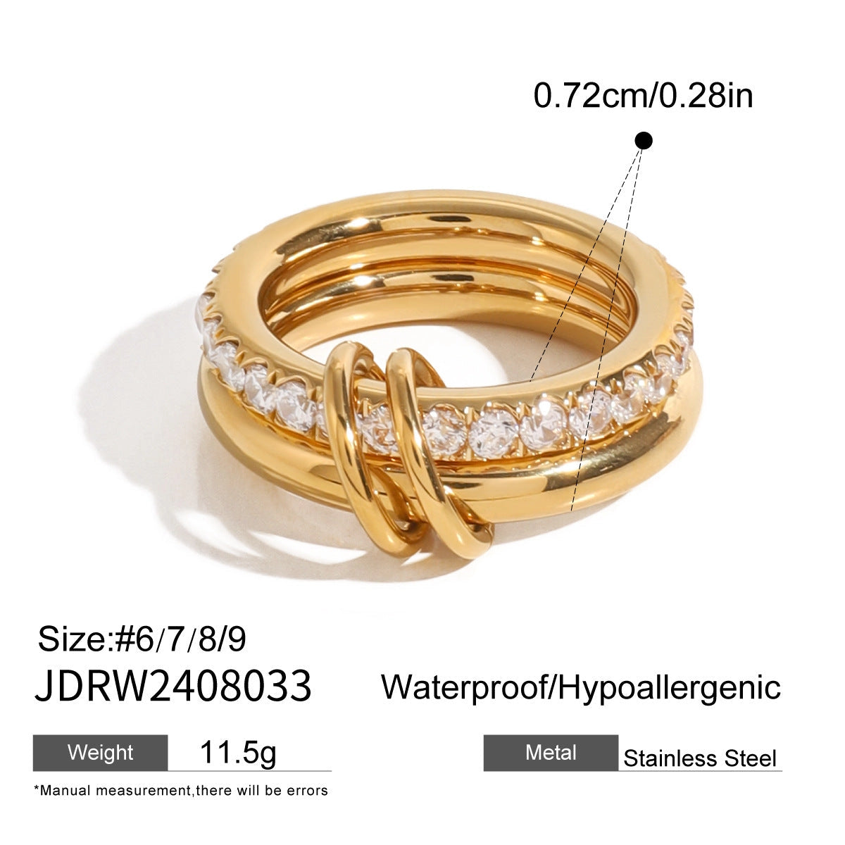 Zircon Layered Single Ring