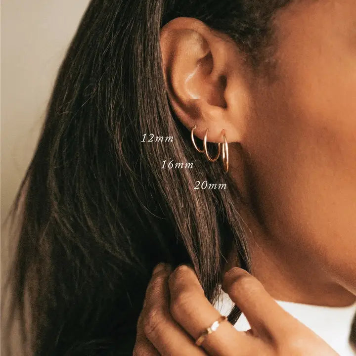Live in Hoop Earrings