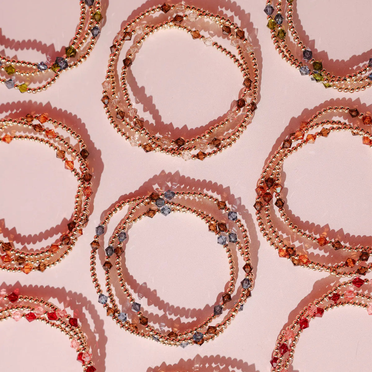 Charlotte Bracelet in Denim and Mocha