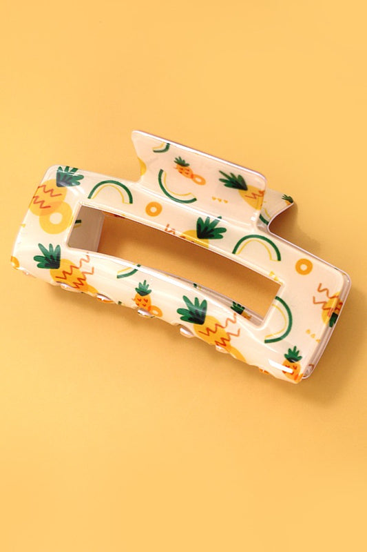 Fruits Rectangle Hair Claw Clips