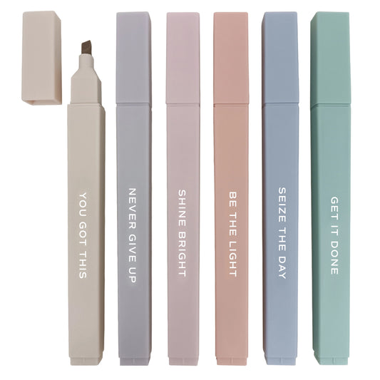 Neutral Highlighter Set - Stationery Set