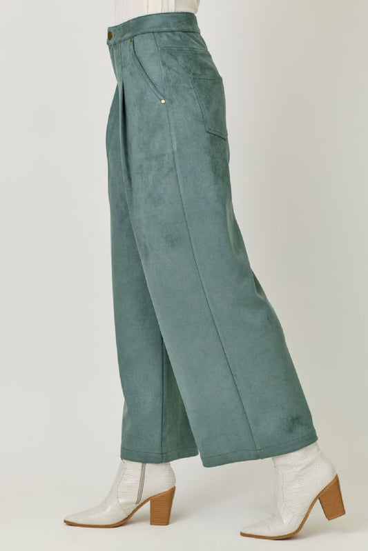 Suede Trouser