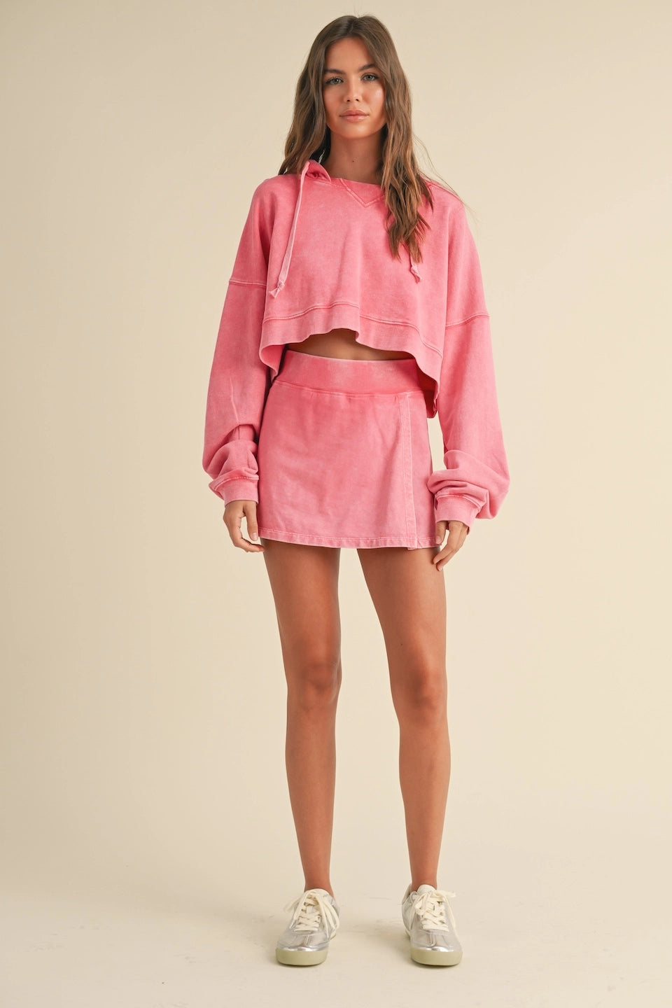 Mineral Wash Pullover Hoodie