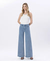 Super High Rise Full Length Palazzo Jeans