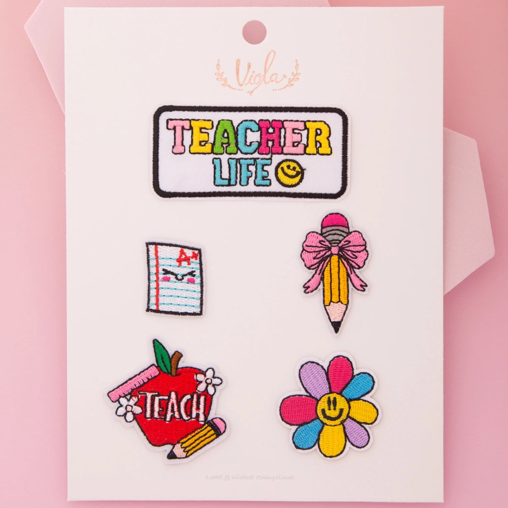 School Life Theme Patch Set