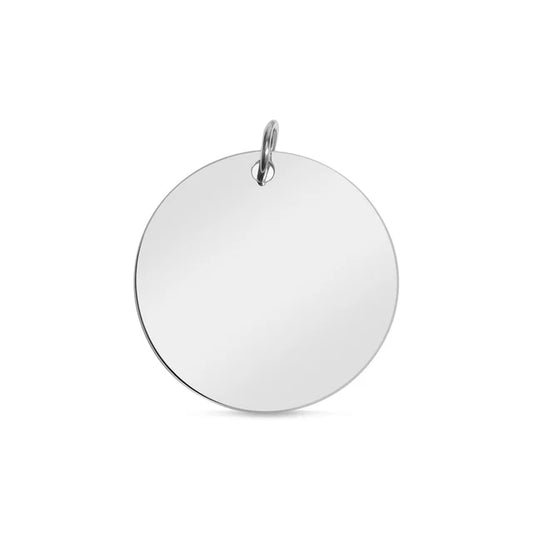 18k Gold Stainless Steel Engravable Dog Tag