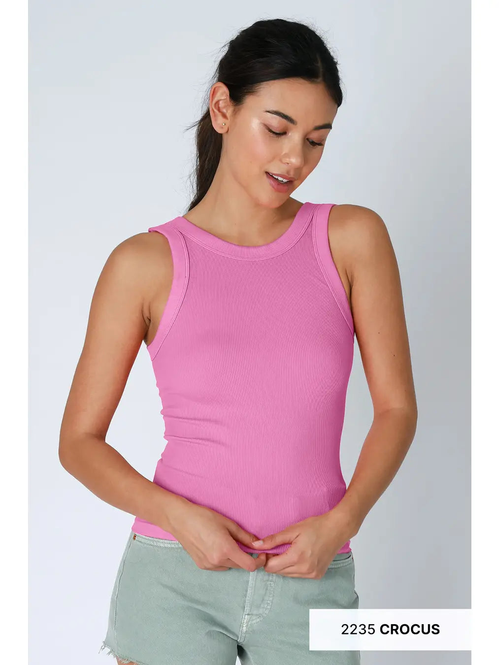Reversible Ribbed Tank Top