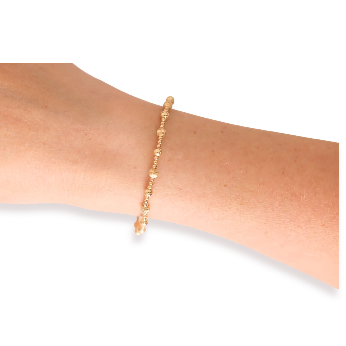 Palmer Fluted Bracelet in Gold