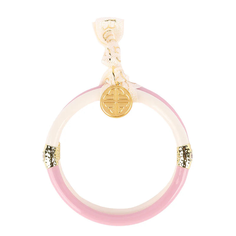 Pink and Ivory Yin & Yang Kids Bangles
