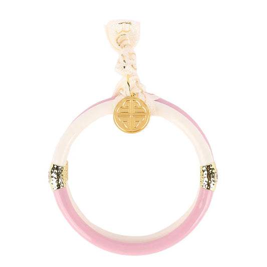 Pink and Ivory Yin & Yang Kids Bangles