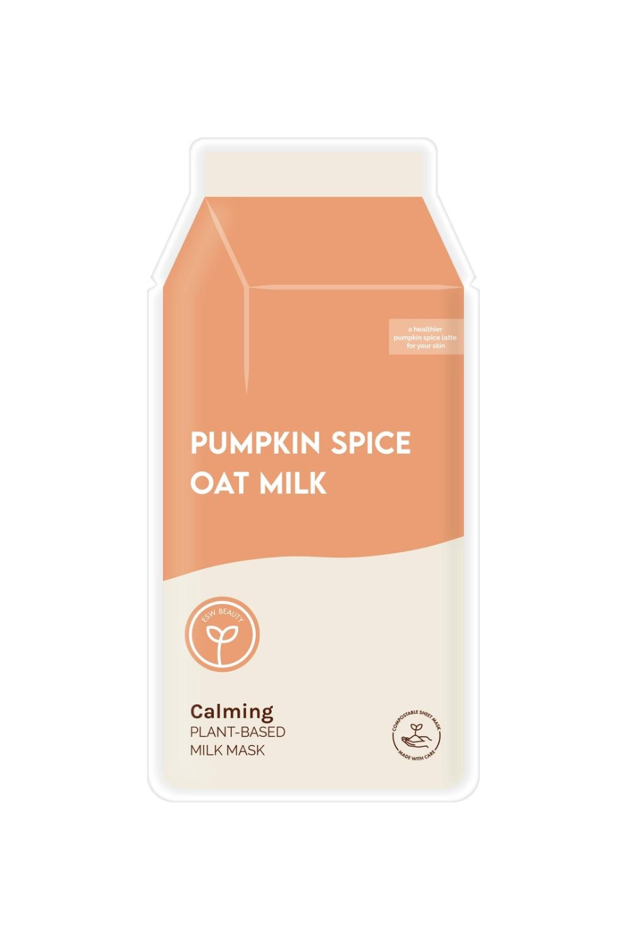 ESW Beauty Pumpkin Spice Oat Milk Calming Plant-Based Milk Mask