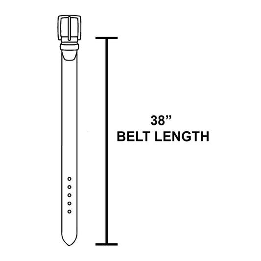 Double Circle Fashion Vegan Leather Belt