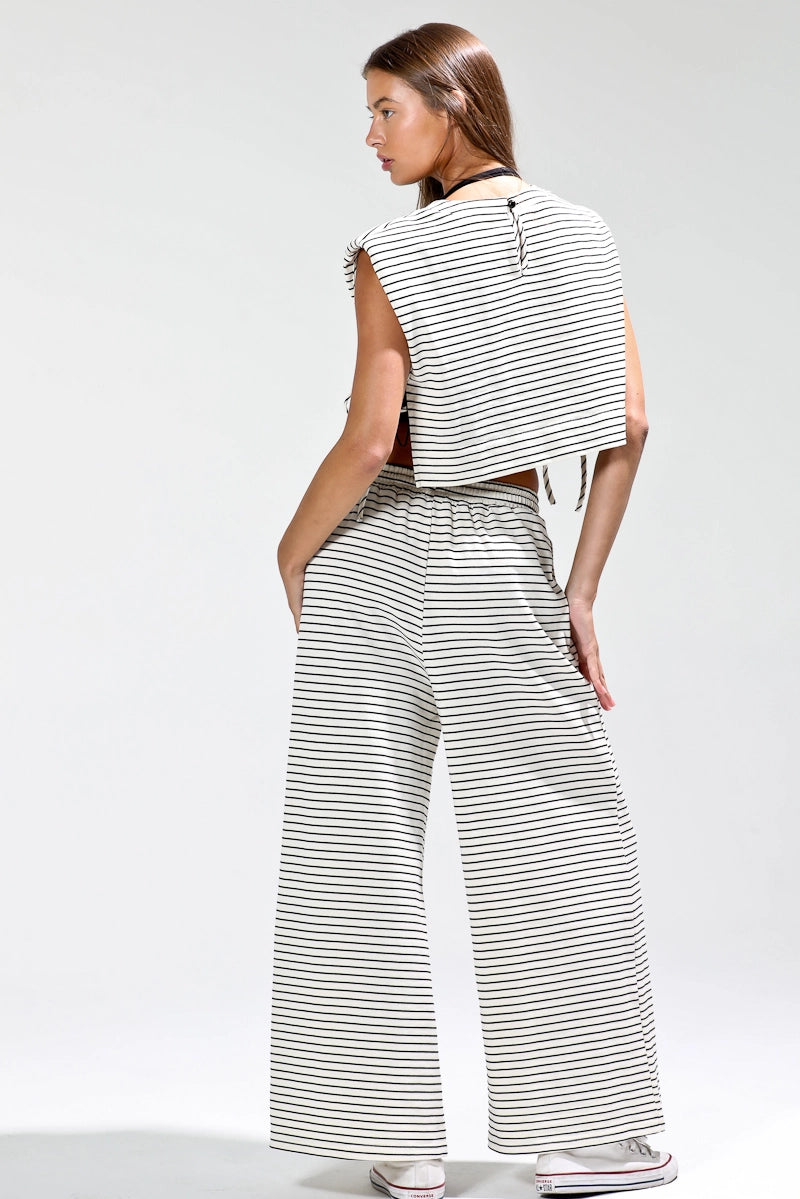 Cropped Striped Top